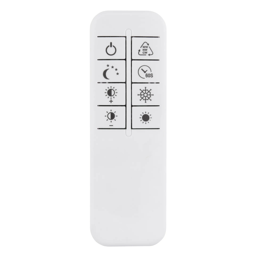 Globo - Plafonieră LED dimabilă LED/40W/230V 2700-6500K 57x99,2 cm argintie + telecomandă