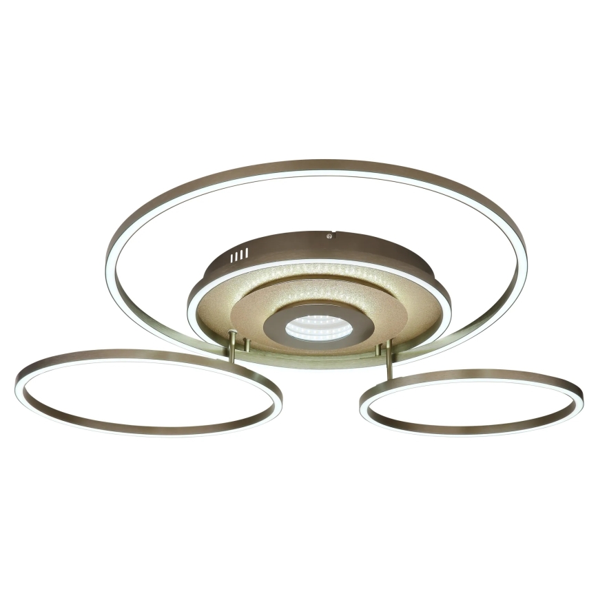 Globo - Plafonieră LED reglabilă LED/60W/230V 2700-6500K 80,8x99,2 cm alamă + telecomandă