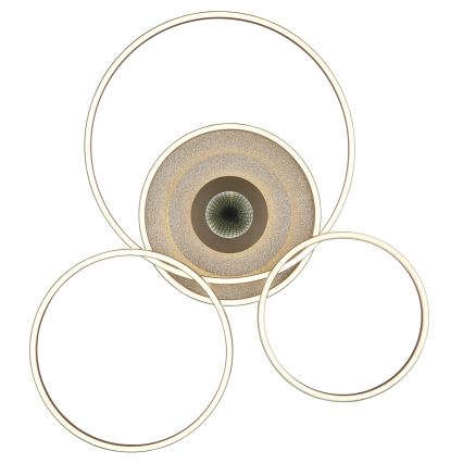 Globo - Plafonieră LED reglabilă LED/60W/230V 2700-6500K 80,8x99,2 cm alamă + telecomandă