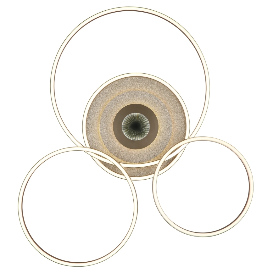 Globo - Plafonieră LED reglabilă LED/60W/230V 2700-6500K 80,8x99,2 cm alamă + telecomandă