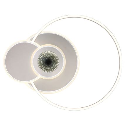 Globo - Plafonieră LED reglabilă LED/24W/230V 2700-6000K argintie + telecomandă