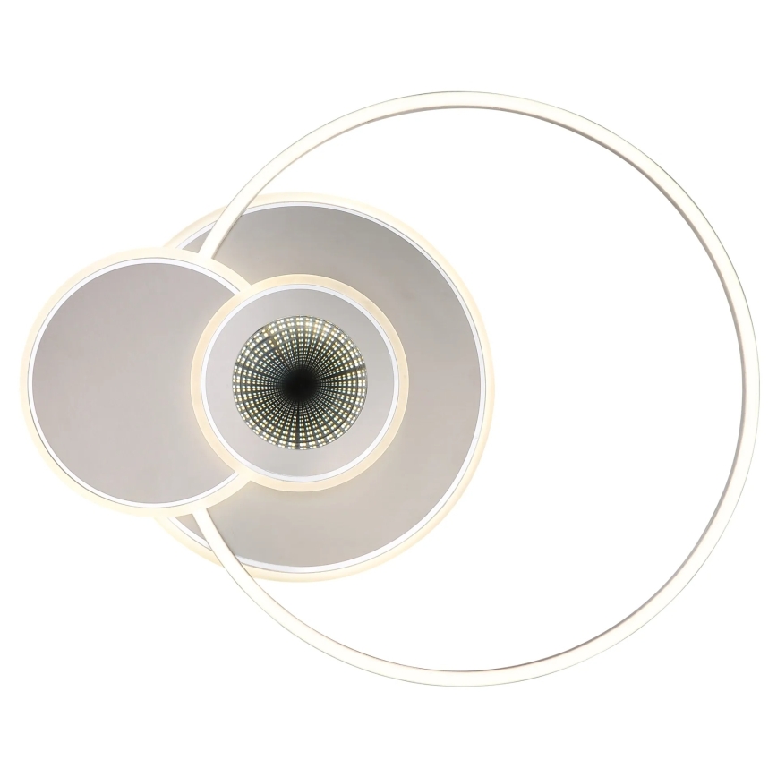 Globo - Plafonieră LED reglabilă LED/24W/230V 2700-6000K argintie + telecomandă