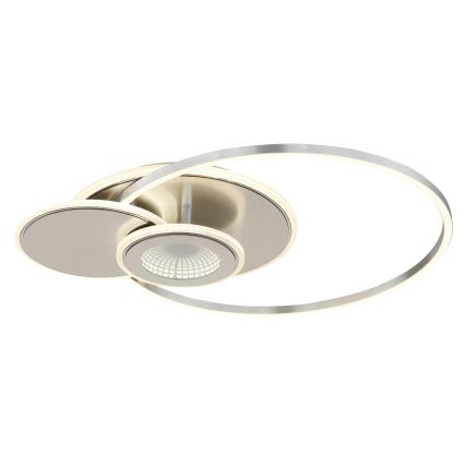 Globo - Plafonieră LED reglabilă LED/24W/230V 2700-6000K argintie + telecomandă
