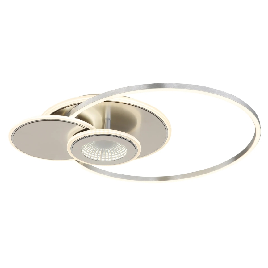 Globo - Plafonieră LED reglabilă LED/24W/230V 2700-6000K argintie + telecomandă