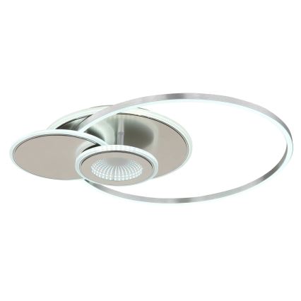 Globo - Plafonieră LED reglabilă LED/24W/230V 2700-6000K argintie + telecomandă
