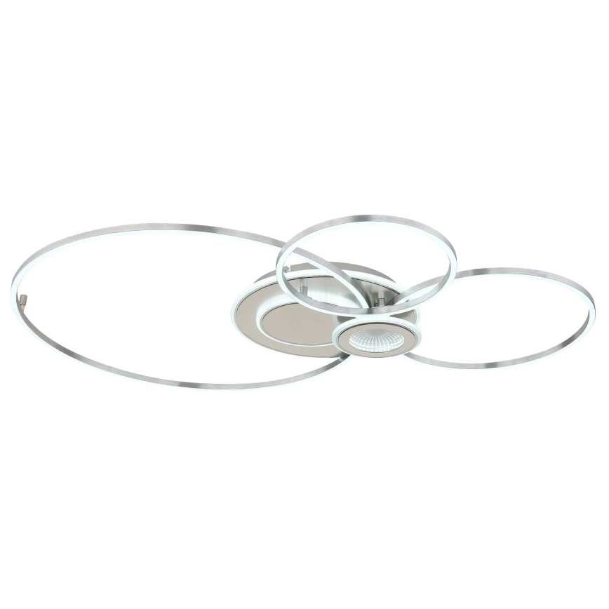 Globo - Plafonieră LED dimabilă LED/36W/230V 2700-6500K argintie + telecomandă