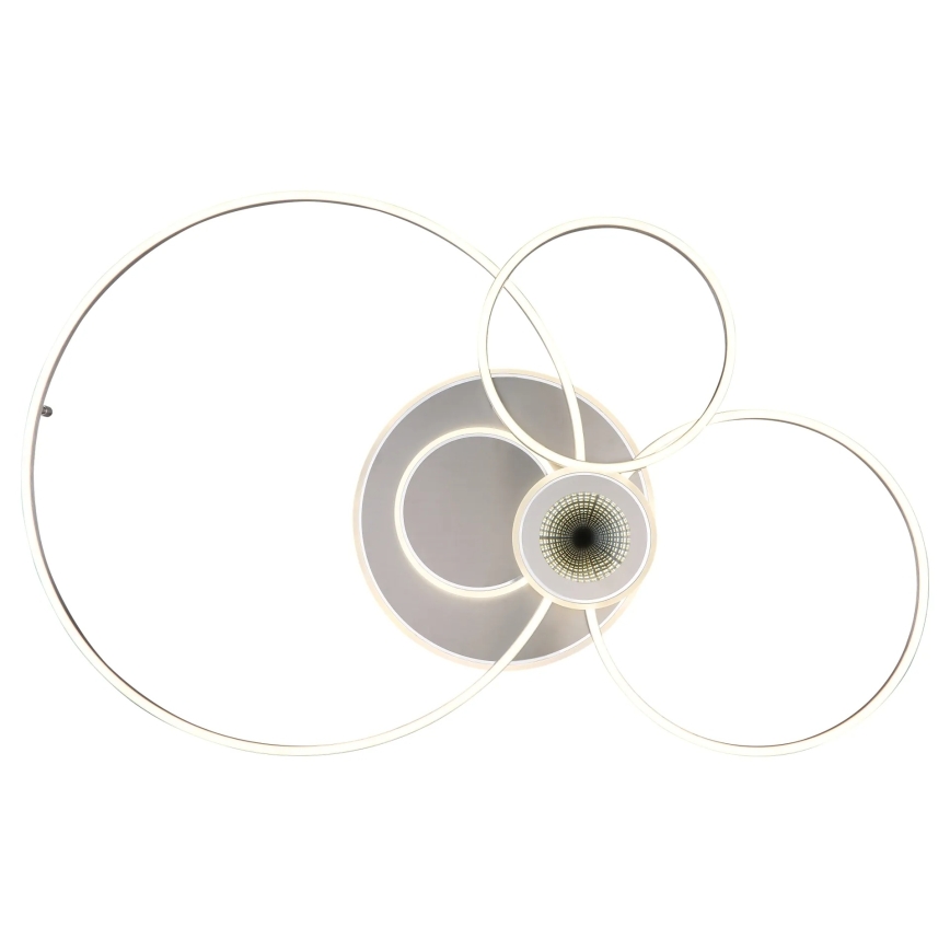 Globo - Lampă de tavan LED reglabilă LED/36W/230V 2700-6000K argintie + telecomandă