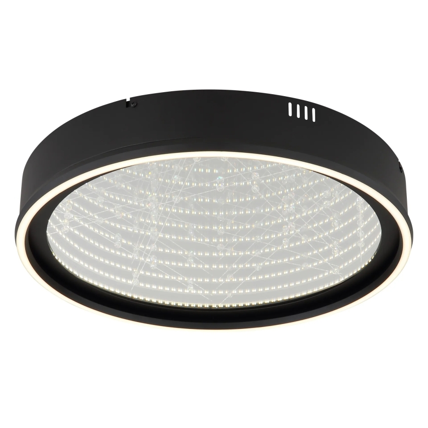Globo - Lampă de tavan LED dimabilă LED/40W/230V 2700-6500K Ø 51,5 cm neagră + telecomandă