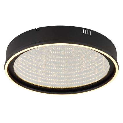 Globo - Lampă de tavan LED dimabilă LED/40W/230V 2700-6500K Ø 51,5 cm neagră + telecomandă