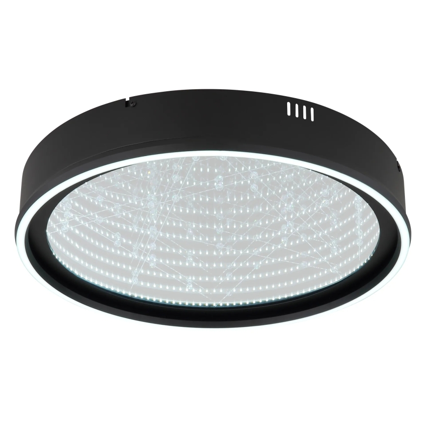 Globo - Lampă de tavan LED dimabilă LED/40W/230V 2700-6500K Ø 51,5 cm neagră + telecomandă