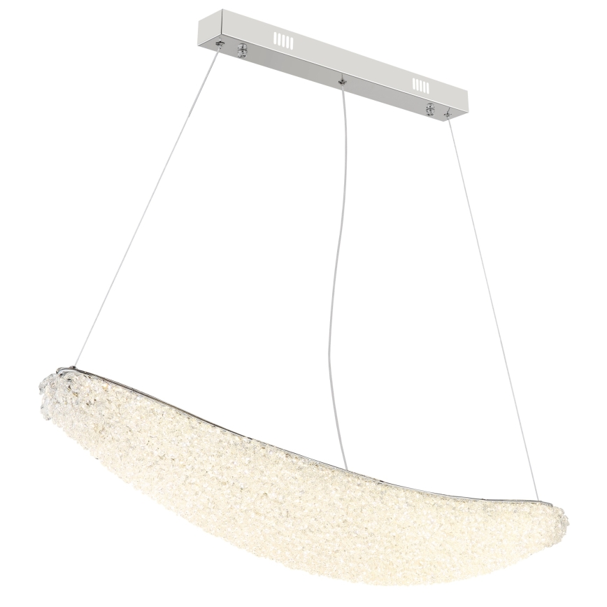 Globo - lustra LED reglabilă pe cablu LED/40W/230V 2700-6000K crom lucios + telecomandă