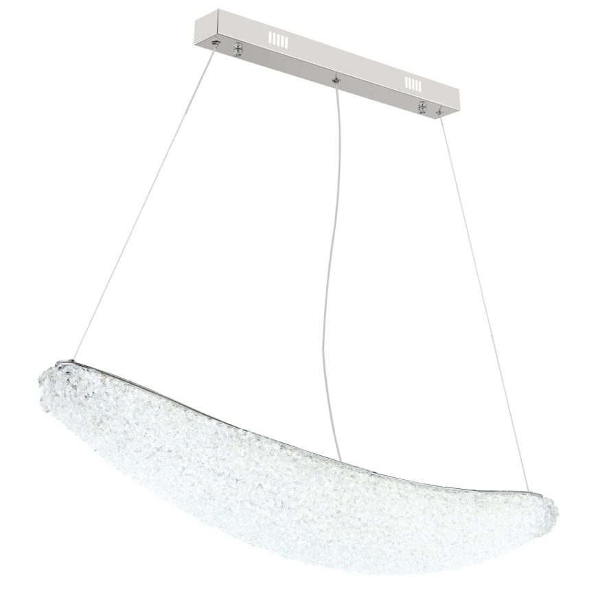 Globo - lustra LED reglabilă pe cablu LED/40W/230V 2700-6000K crom lucios + telecomandă