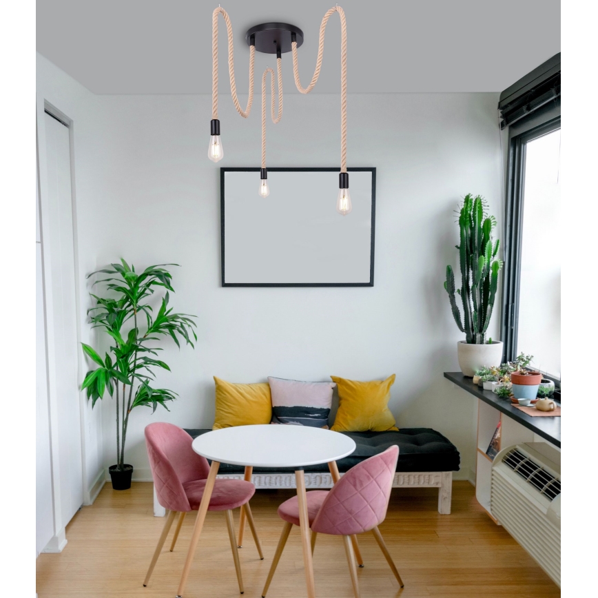 Globo 69029-3H1 - Lustră pe cablu ULLEU 3xE27/60W/230V