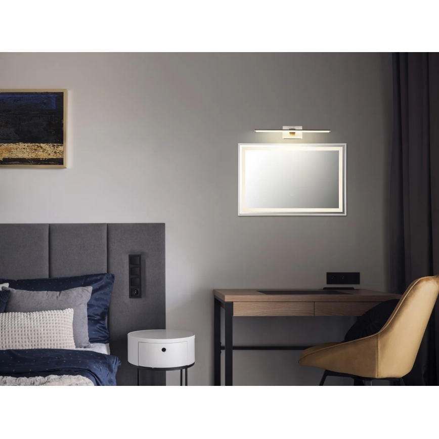 Globo - Lampă LED reîncărcabilă pentru tablouri, 3,5W/5V, 40 cm, 3600 mAh, bej