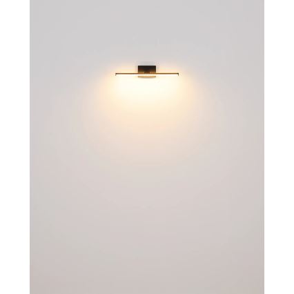 Globo - Lampă LED reîncărcabilă pentru tablouri LED/3,5W/5V 40 cm 3600 mAh neagră