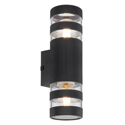 Globo - Aplica de perete 2xE27/10W/230V neagră