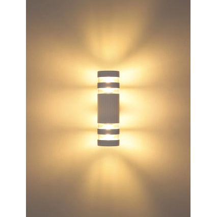 Globo - Aplică de perete 2xE27/10W/230V albă