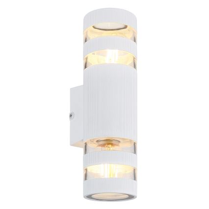 Globo - Aplică de perete 2xE27/10W/230V albă