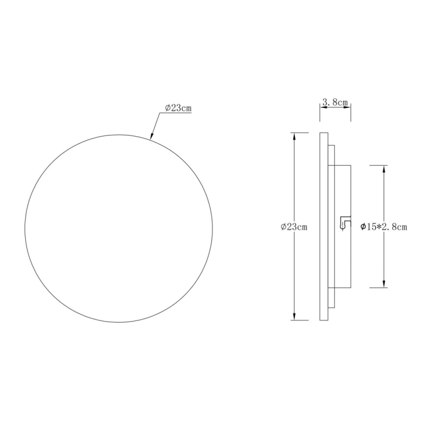 Globo - Aplică de perete LED/12W/230V 3000K