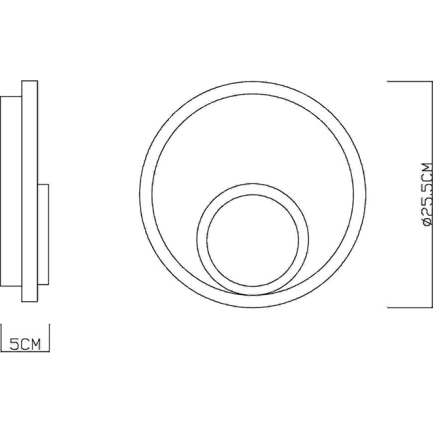 Globo - Aplică de perete LED/16W/230V 3000K