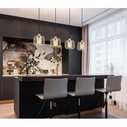 Globo - Lustră suspendată pe cablu 4xE27/40W/230V