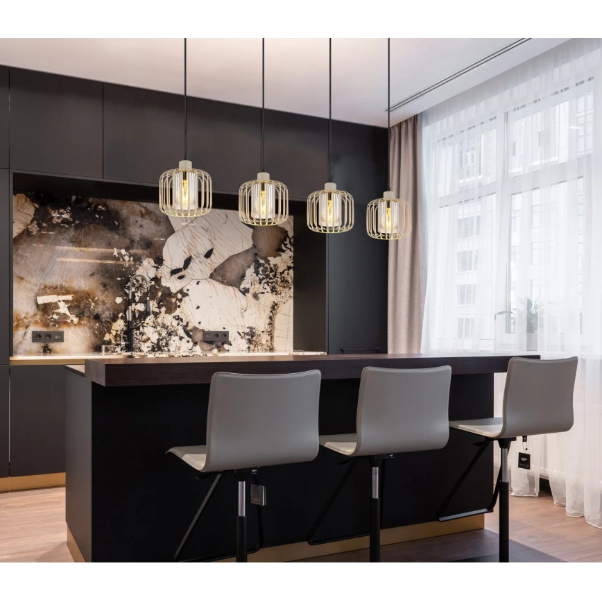 Globo - Lustră suspendată pe cablu 4xE27/40W/230V