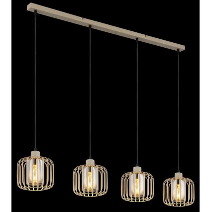 Globo - Lustră suspendată pe cablu 4xE27/40W/230V