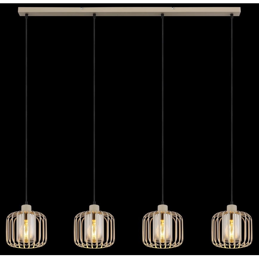 Globo - Lustră suspendată pe cablu 4xE27/40W/230V