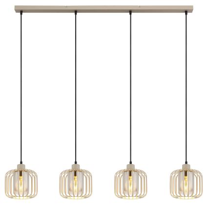 Globo - Lustră suspendată pe cablu 4xE27/40W/230V