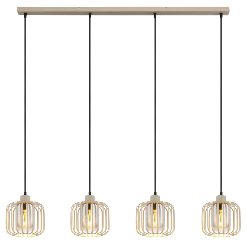 Globo - Lustră suspendată pe cablu 4xE27/40W/230V