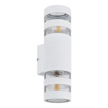 Globo - Aplică de perete 2xE27/10W/230V albă