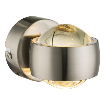 Globo - Aplică de perete LED/7W/230V/3000K, crom mat