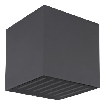 Globo - Aplică LED de perete pentru exterior, 6W, 230V, IP54, antracit
