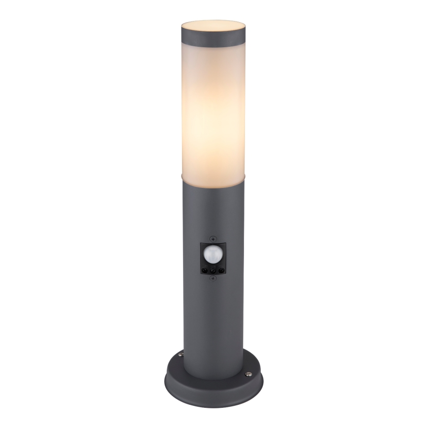 Globo - Lampă de exterior cu senzor 1xE27/15W/230V 45 cm IP44