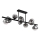 Globo - Candelabru cu tijă 9xG9/5W/230V 33x87 cm