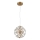 Globo - Candelabru LED pe cablu LED/12W/230V 3000K auriu