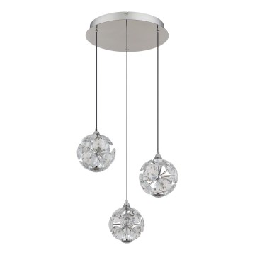 Globo - Candelabru LED suspendat pe cablu LED/24W/230V