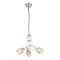 Globo - Candelabru LED suspendat pe lanț 3xE14/40W/230V + LED/5W