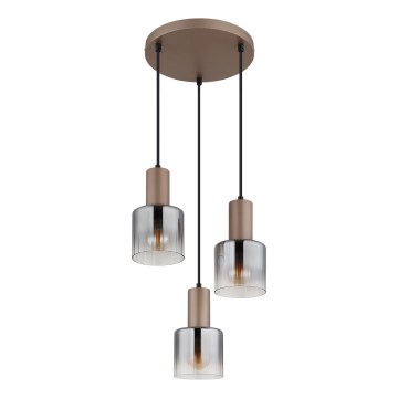 Globo - Candelabru suspendat pe cablu 3xE27/40W/230V