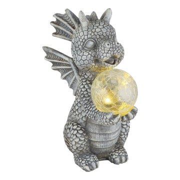 Globo - Decorațiune solară LED LED/0,02W/3V IP44 dragon 300 mAh