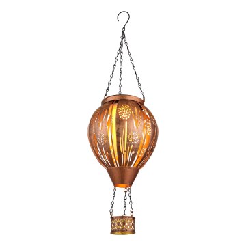 Globo - Decorațiune solară suspendată cu LED, 12xLED/0,02W/3V, IP44, 300 mAh, balon zburător
