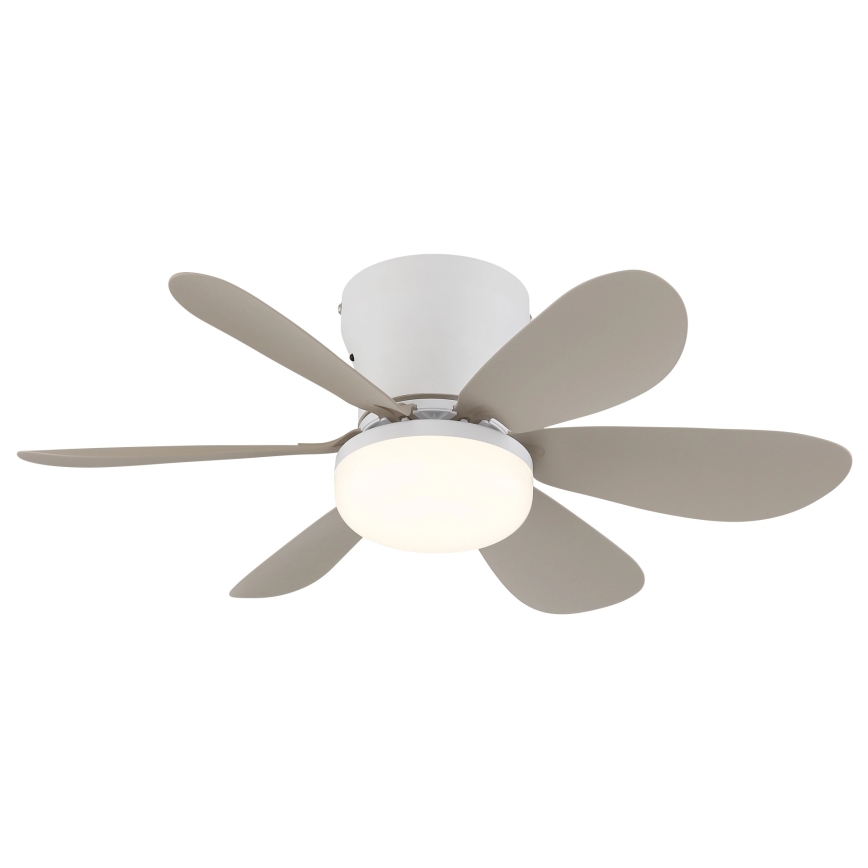 Globo - Ventilator de tavan LED dimabil LED/5W/230V 2700-6500K bej + telecomandă