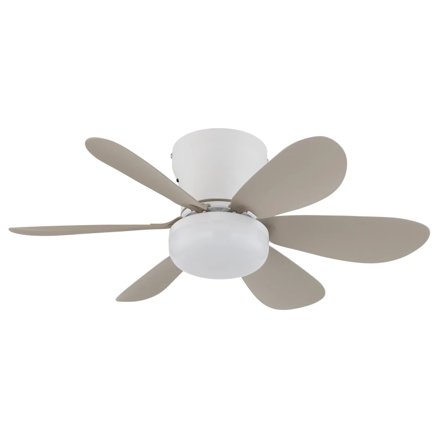 Globo - Ventilator de tavan LED dimabil LED/5W/230V 2700-6500K bej + telecomandă