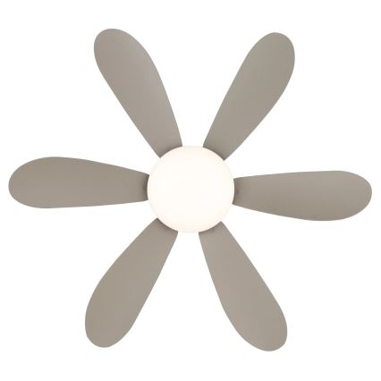 Globo - Ventilator de tavan LED dimabil LED/5W/230V 2700-6500K bej + telecomandă