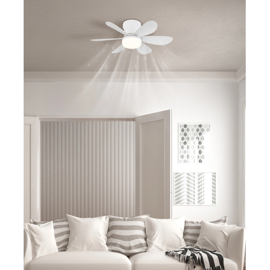 Globo - Ventilator de tavan LED cu reglaj al luminozității LED/5W/230V 2700-6500K alb + telecomandă