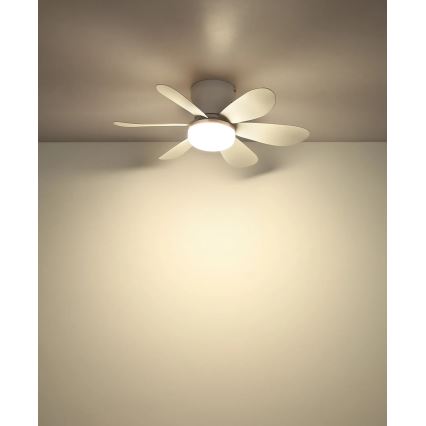 Globo - Ventilator de tavan LED cu reglaj al luminozității LED/5W/230V 2700-6500K alb + telecomandă