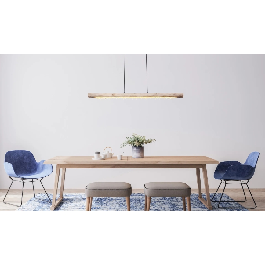 Globo 15354-20 - Lustră suspendată LED reglabilă pe cablu FELICITAS LED/25W/230V bej