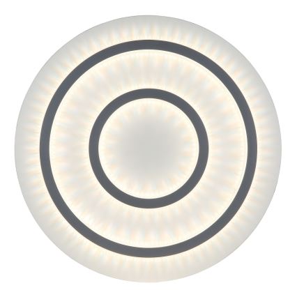 Globo - Plafonieră LED reglabilă 60W/230V, 3000–6500K, Ø 55 cm, albă, cu telecomandă