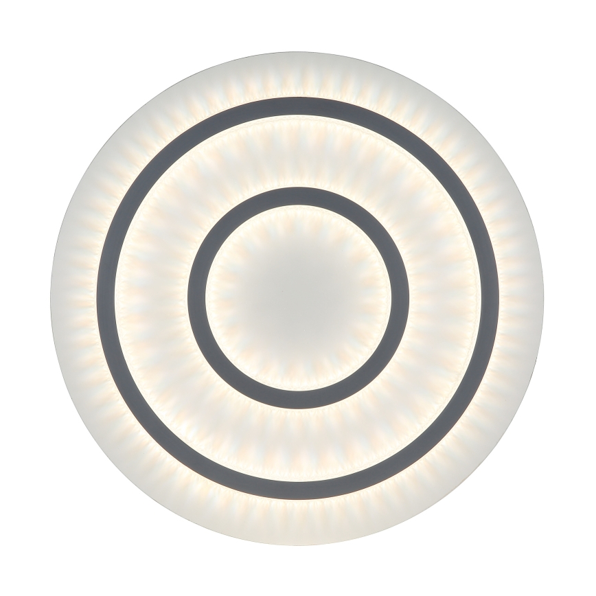 Globo - Plafonieră LED reglabilă 60W/230V, 3000–6500K, Ø 55 cm, albă, cu telecomandă