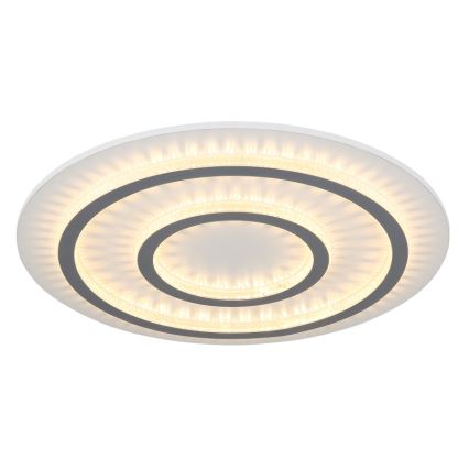 Globo - Plafonieră LED reglabilă 60W/230V, 3000–6500K, Ø 55 cm, albă, cu telecomandă